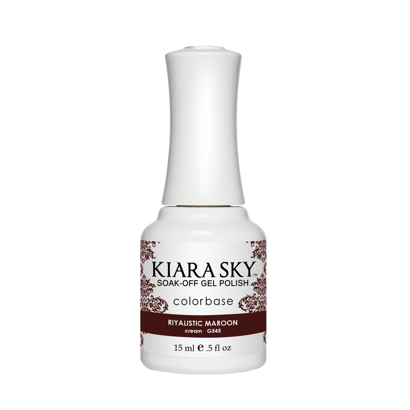 KIARA SKY – GEL POLISH - G545 RIYALISTIC MAROON